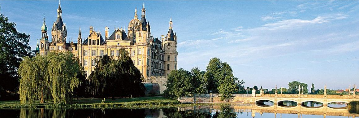 Blick auf das Schweriner Schloss